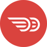 The Doordash icon is an indication of the forth coming delivery service.